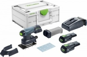 FestoolRTSC40030I-Plus18VLi-IonAccuVlakschuurmachineSet2x30AhInSystainer-80X130mm