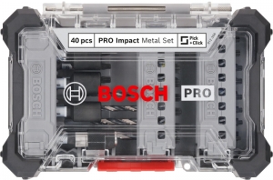 Bosch2608521U8640-deligePROImpactSchroefbitsEnMetaalboren-GemengdeSet