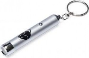 BeezteesMouseLaserlampje-Kattenspeelgoed-Zilver-8cm