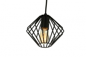 YardleyRetroDraadDesignHanglampZwart