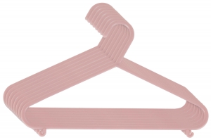 BiecoKledinghangersKunststofOudroze8Stuks04014154