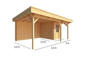 BlokhuttuinhuisjemetoverkappingLisa-Pien550cmbij250cmdiepplatdak8WarentuinCollection-Warentuincollection