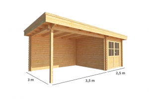 BlokhuttuinhuisjemetoverkappingLisa-Maja600cmbij300cmdiepplatdak7WarentuinCollection-Warentuincollection