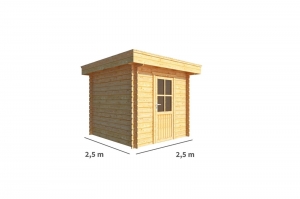 BlokhuttuinhuisjeLisa-Azra250cmbij250cmdiepplatdakWarentuinCollection-Warentuincollection