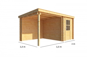 BlokhuttuinhuisjemetoverkappingEls-Isa450cmbij250cmdieplessenaarsdakIIWarentuinCollection-Warentuincollection
