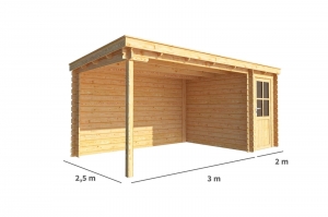 BlokhuttuinhuisjemetoverkappingEls-Nova500cmbij250cmdieplessenaarsdak0WarentuinCollection-Warentuincollection