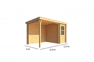 BlokhuttuinhuisjemetoverkappingEls-Tess400cmbij200cmdieplessenaarsdakWarentuinCollection-Warentuincollection
