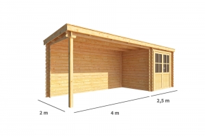 BlokhuttuinhuisjemetoverkappingEls-Lauren650cmbij200cmdieplessenaarsdak4WarentuinCollection-Warentuincollection