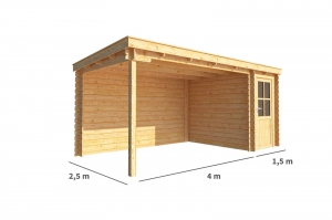 BlokhuttuinhuisjemetoverkappingEls-Noa550cmbij250cmdieplessenaarsdak9WarentuinCollection-Warentuincollection