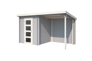 BlokhutmetoverkappingJelle370x175PlatinumGrey-Wit-Outdoorlife