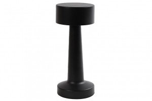 TafellampledLampametaalro9x9x21cmzwart1stuk-Decostar