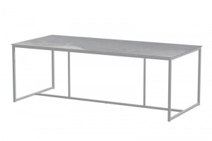 QuatroTafelframeFrostGreymetCeramicLightGreyTafelblad220x95cm-4so
