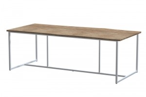 QuatroTafelframeFrostGreymetRobustoTafelbladTeak220x95cm-4so