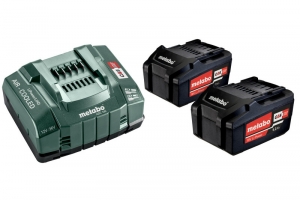 Metabo68505100018VLi-IonAccuStarterset2x52AhLader