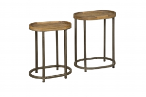 RENEWBijzettafelLewissetvan2stuks-Metaal-Ovaal