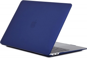 MacbookPro13inch2020cover-LaptopCase-PlasticHardCover-DonkerBlauw