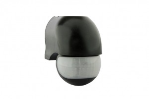 LEDBewegingsmelderSensorOpbouwKantelbaarWaterdichtIP54Zwart