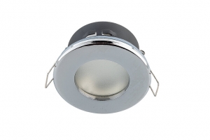 InbouwspotRondWaterdichtIP54GU10FittingChroom