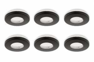 InbouwspotRondWaterdichtIP5485mmMatZwart6-Pack