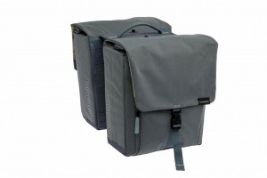 DubbelefietstasTulumDetachable32LGrijsGroen