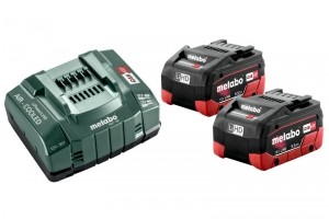 Metabo68512200018VLiHDAccuEnLader2x55AhAccu