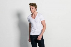 SlaterStretch2PackT-shirtDiepeV-halsWitM