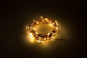 LEDFeestverlichtingPrikkabel5MeterWaterdichtIP65WarmWitOp3xAABatterijen