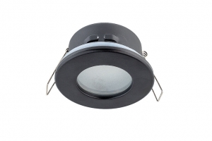 InbouwspotRondWaterdichtIP54GU10FittingMatZwart