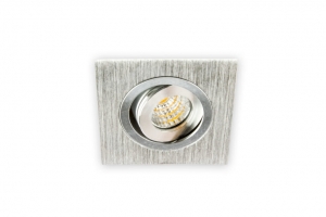 InbouwspotLED3WVierkantKantelbaarAluminiumDimbaar