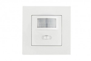 LEDPIRBewegingsmelderSensorTweedraadsInbouwWandIP20Wit