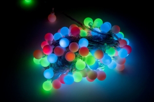 LEDRGBMulticolourFeestverlichtingPrikkabel10MeterWaterdichtIP44