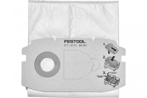 Festool498411SCFIS-CTMIDI5SelfcleanFilterzakVoorCTLMIDI5Stuks