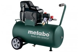 MetaboBasic250-50WOFCompressor-1500W-Olievrij-8Bar-50L-100Lmin