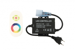 LEDNeonFlexRGBControllerAansluitstekkerMetTouchAfstandsbediening