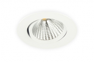 InbouwspotLED7WDimbaarWitRondKantelbaar230V
