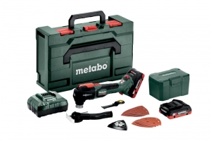 MetaboMT18LTXBLQSL18VLi-ionAccuMultitoolSet2x40AhLiHDAccuAccessoiresInMetaBOX-Koolborstelloos-Snelwissel