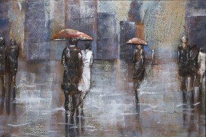 InDeRegen3DMetaalSchilderij80x120cm