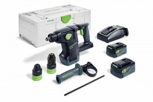 FestoolKHC1850EBI-PlusAccu-combihamer2x50AhAccuInSystainer