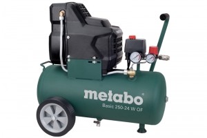 MetaboBasic250-24WOFOlievrijCompressor-1500W-8Bar-24L-100Lmin