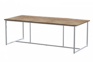 QuatroTafelframeFrostGreymetRobustoTafelbladTeak220x95cm-4so
