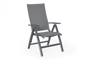 SUNSLuccaReclinerBlackGreyTextilene-Suns