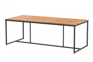 QuatroTafelframeAntracitemetTeakTafelblad220x95cm4SO-4so