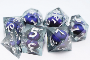 RPGDiceSet-ExclusiveSharpEdgeMovingEyePurpleCyclops
