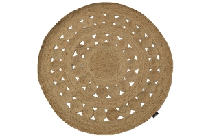 VloerkleedRoxirondhandgemaaktjutewolBakero