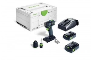 FestoolTXS18C30-Plus18VLi-IonAccuSchroefboormachineSet2x30AhInSystainer-40Nm