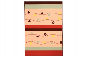 KindervloerkleedFlowersBakero