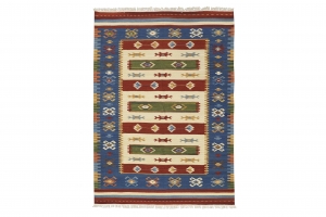 VloerkleedKilimClassicLaagpoligwolBakero