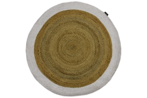 VloerkleedRosirondhandgemaaktjuteBakero