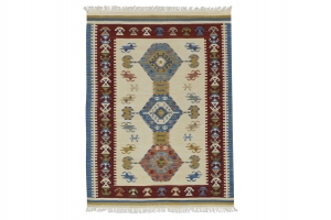 VloerkleedSatnahandgemaaktwolBakero