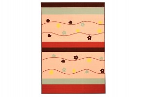 KindervloerkleedFlowersBakero